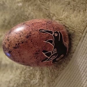 Hand Carved Egg  From Kenya